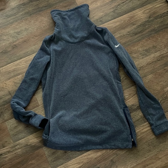 Nike Tops - Nike Blue Fleece Turtle Neck